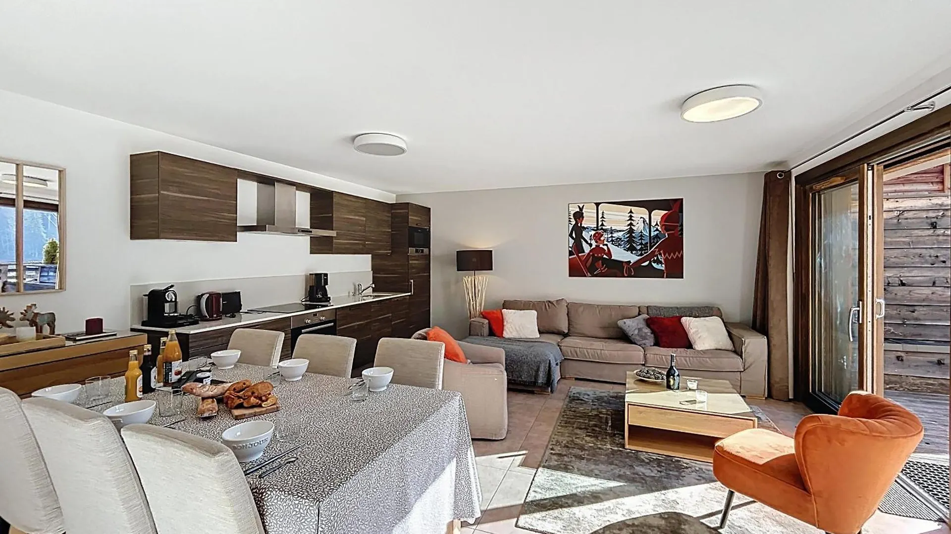 Charme-Appartement-6 Pers-Proche Piste Les Gets